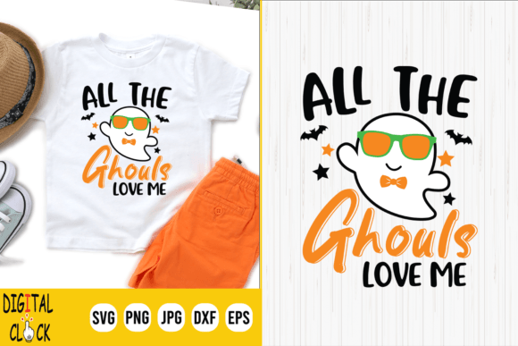 All the Ghouls Love Me Halloween SVG: A Versatile T-Shirt Design