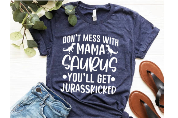 Don’t Mess with Mama Saurus: A Bold Graphics Asset