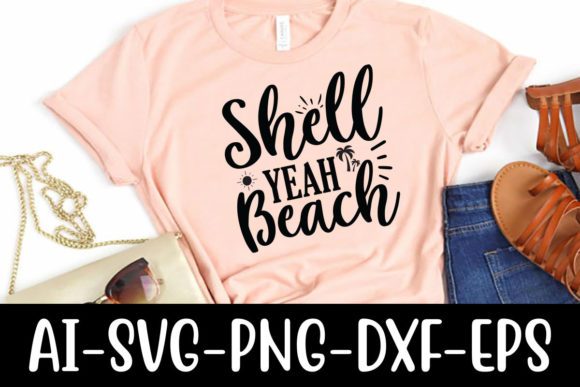 Evaluating Shell Yeah Beach Graphics for T-Shirt Designs