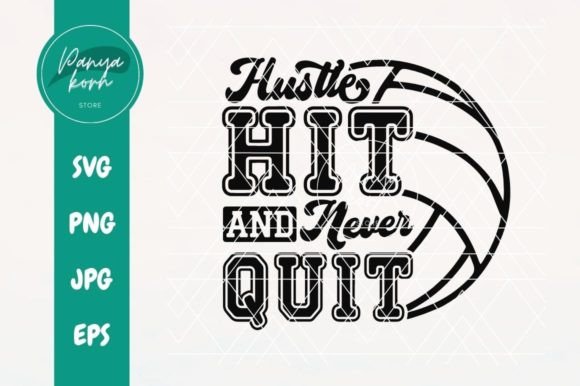 Hustle, Hit, and Never Quit: A Volleyball Embroidery Review