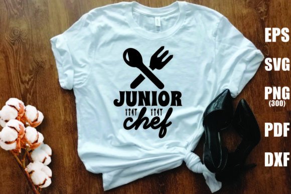 Junior Chef: A Versatile Graphics Asset for T-Shirt Designs