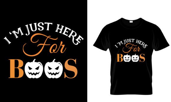 Review: I Here for Boos - A Spooky Yet Playful T-Shirt Design
