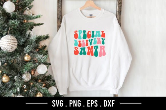 Special Delivery Santa - Perfect for T-Shirt Designs and Graphics
