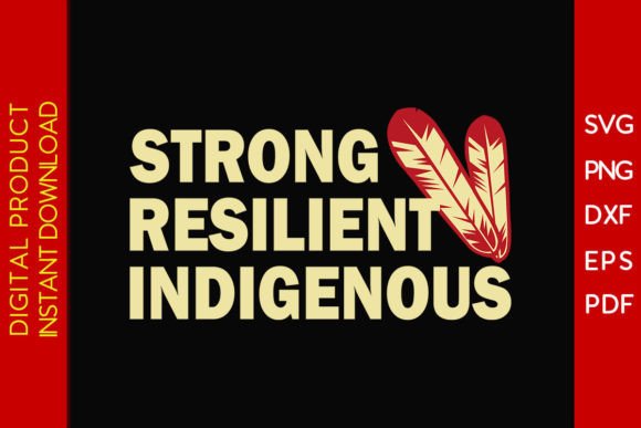 Strong Resilient Indigenous Native SVG: A Versatile Design